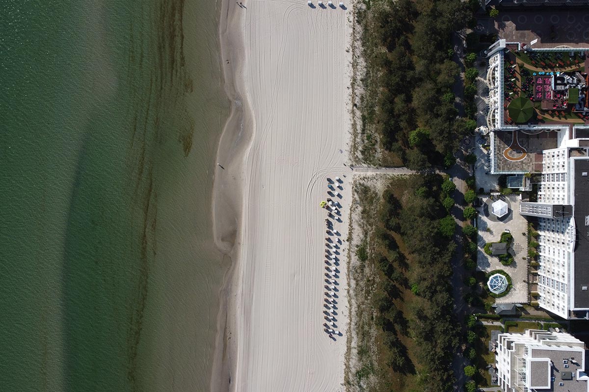 Ostseestrand mit Zugang nahe den Arkona Strandresidenzen – Hotelgruppe sensibilisiert für nachhaltigen Wasserverbrauch